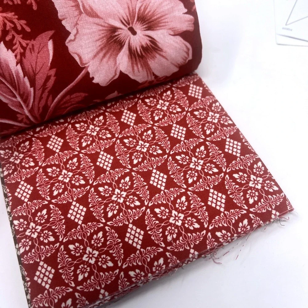 Annie's Creative Quilters Fabric Club Chocolate‎ & Cherry Collection Slippers